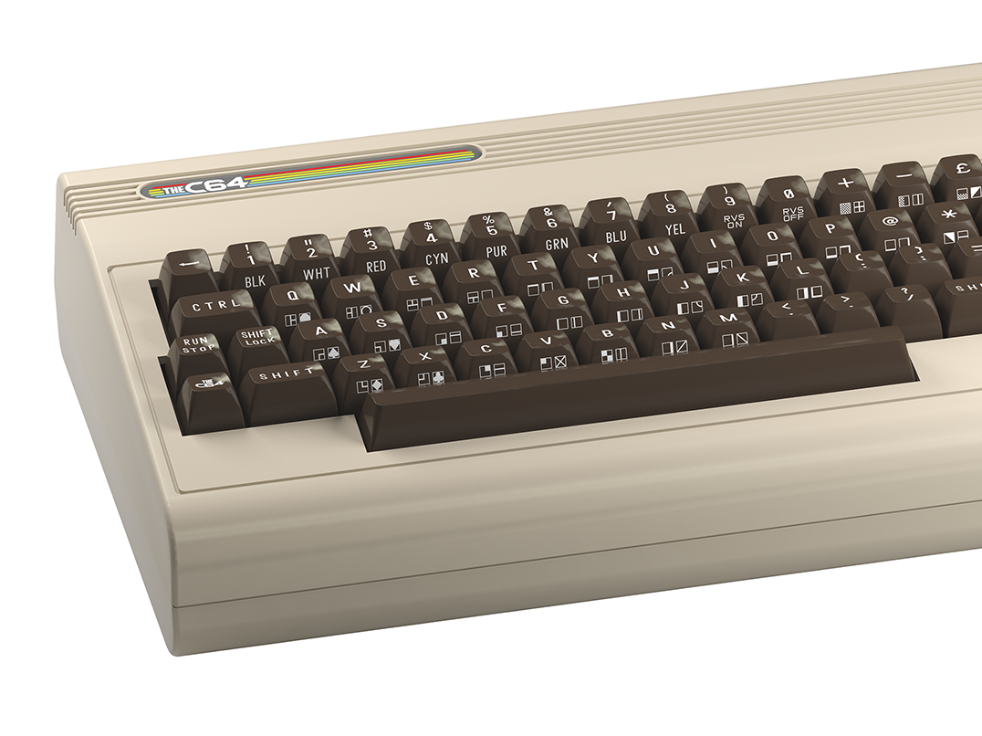 C 64. Клавиатура Commodore 64.